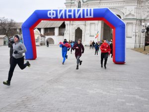 1 января 2021 года в Астрахани состоялась новогодняя пробежка за здоровый образ жизни
